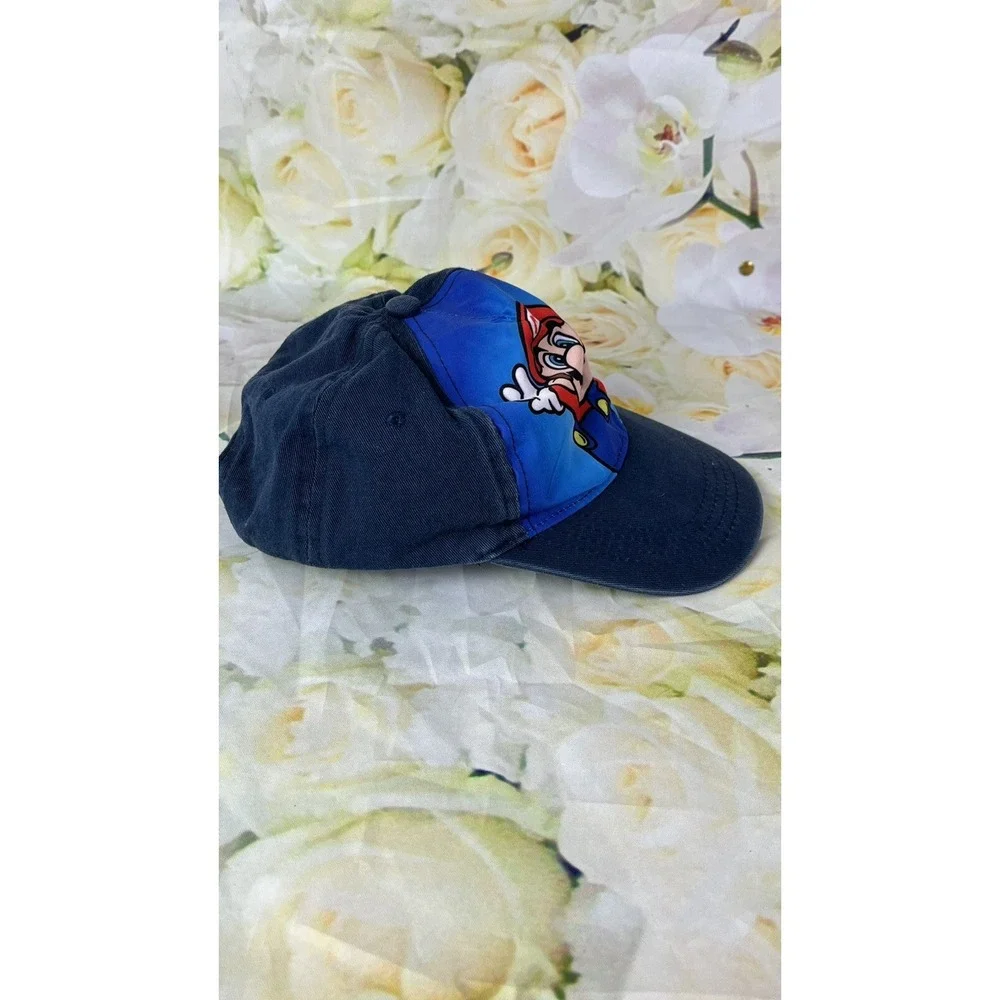 Nintendo Super Mario Bros Hat Youth Baseball Cap Hat Adjustable Snapback Blue